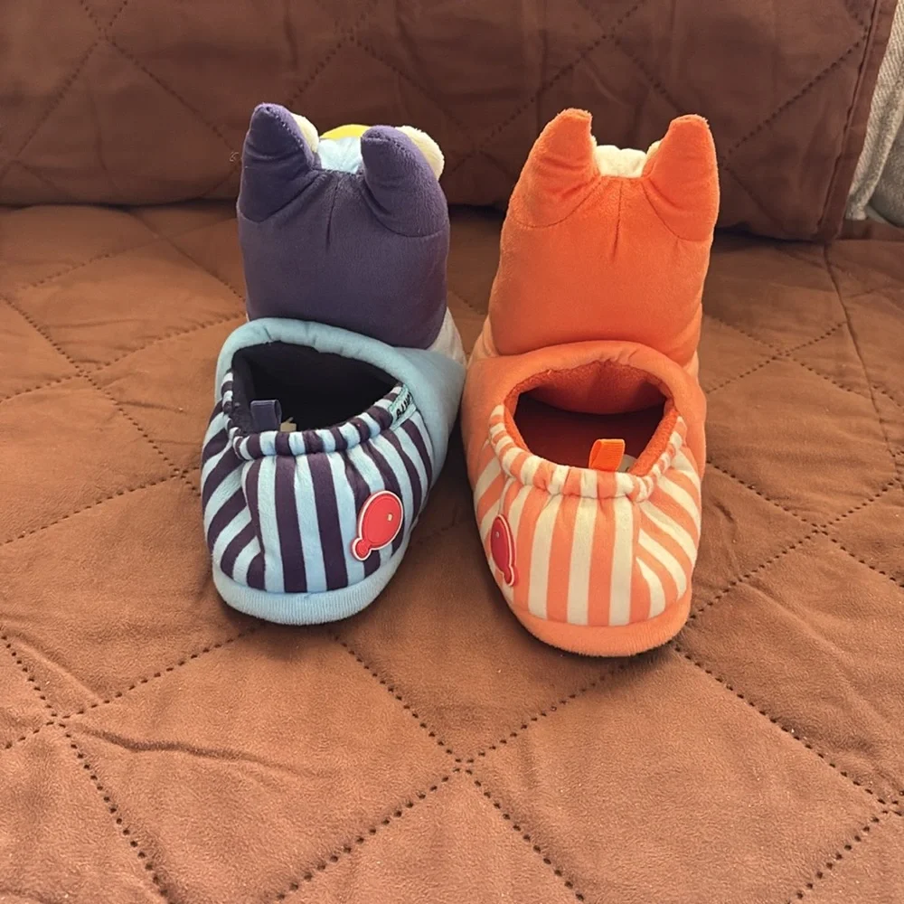 EUC Bluey & Bingo 3D Head Slippers Kids.